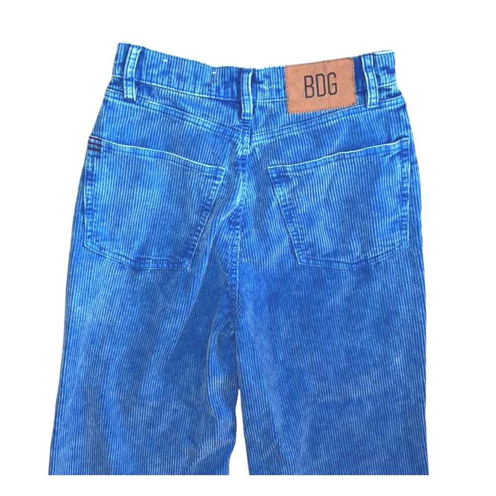 BDG Urban Outfitters Womens High & Wide Blue Corduroy Jeans Size 25 Womens (XS) - Picture 15 of 15